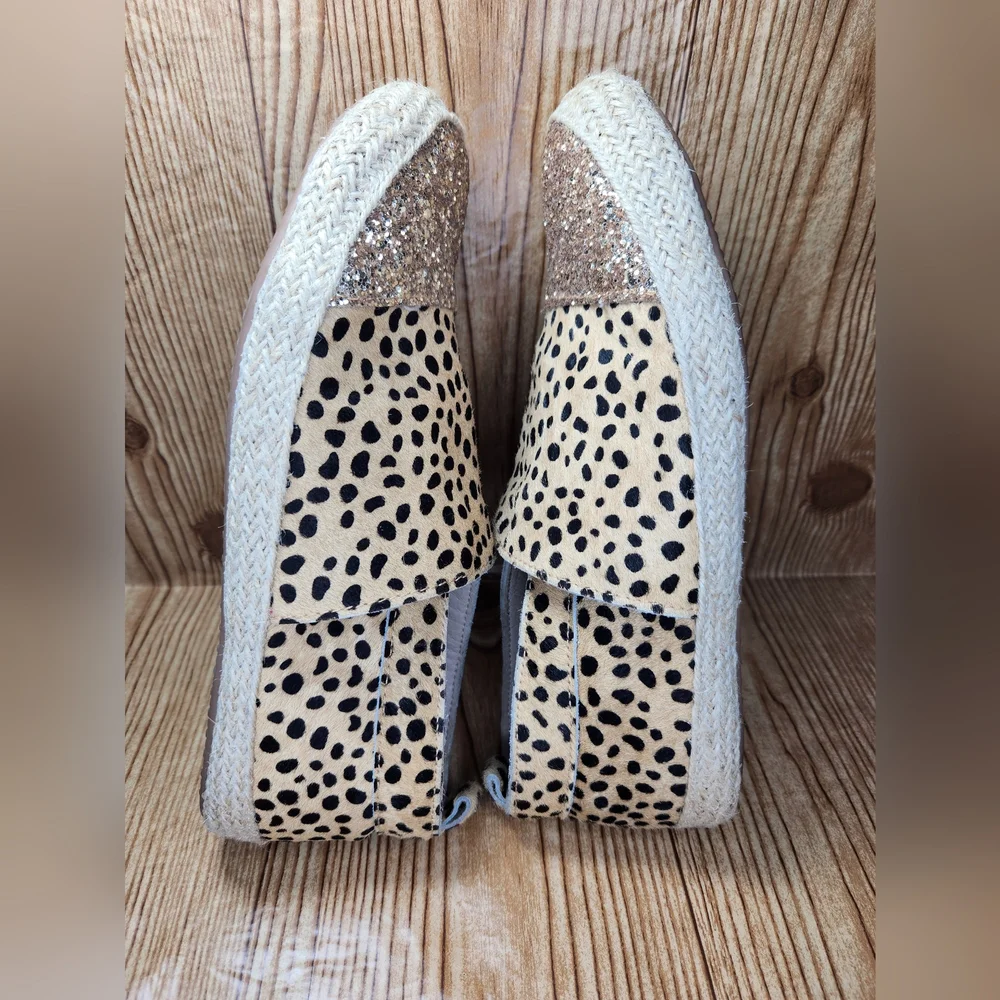 Monkey Feet Women's Animal Print Slip On Shoes Size 39‎ / 8.5